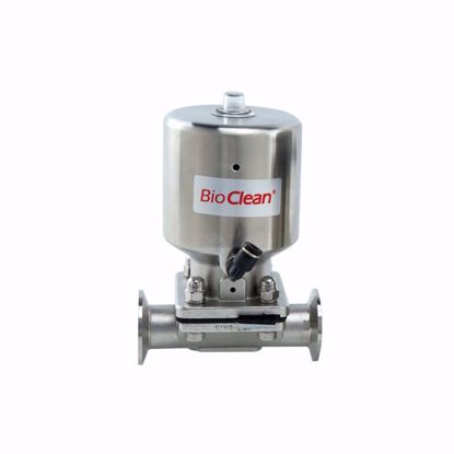 Picture of KDV-P320 Pneumatic diaphragm valves with welding/clamp ends (Stainless steel actuator)
