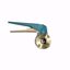 Picture of Butterfly valve with clamp ends and manual handle