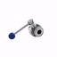 Picture of Butterfly valve with Clamp ends and pull handle