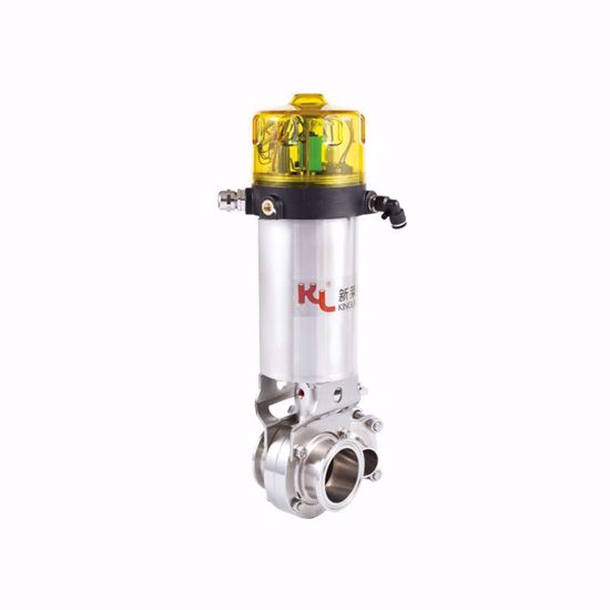 Picture of Pneumatic butterfly valve with welding ends (single section )