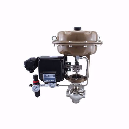 Picture of KPV-PC-L-type Pneumatic Diaphragm Control Valve with clamp ends