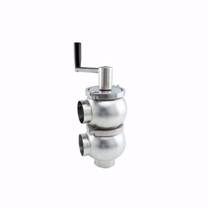 Picture of KPV-MW-L-L Type  Manual divert seat valve with welding ends